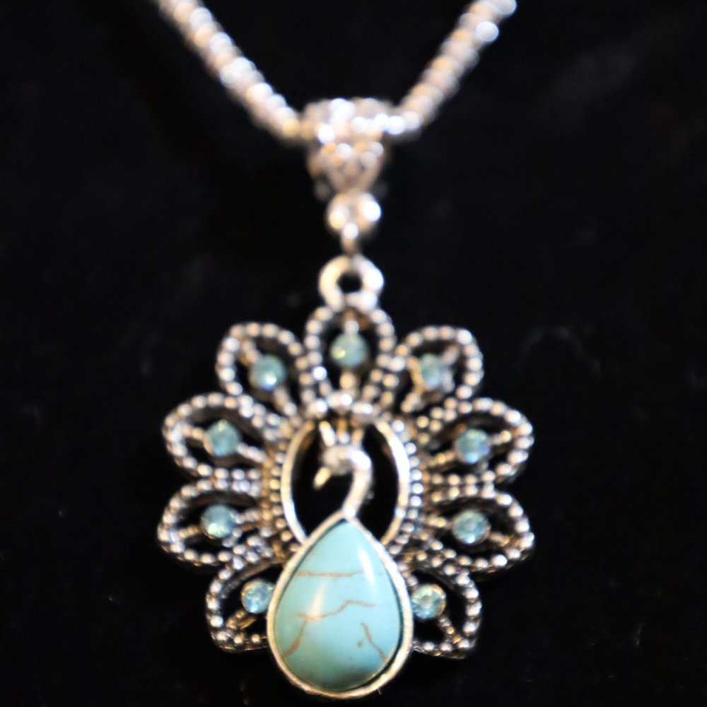 peacock pendant